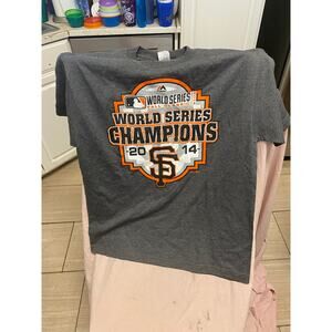 Retro San Francisco Giants World Series Champions 2014 Shirt Size Large